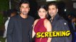 Bombay Velvet Special Screening | Ranbir Kapoor, Anushka Sharma, Karan Johar