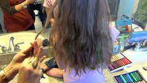 No-Dye Chalk Highlights | Easy Hair Color | Cute Girls Hairstyles