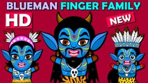 Finger Family SuperHeroes Blueman | Cartoons for Kids and Children | Finger Family Nursery Rhymes Songs