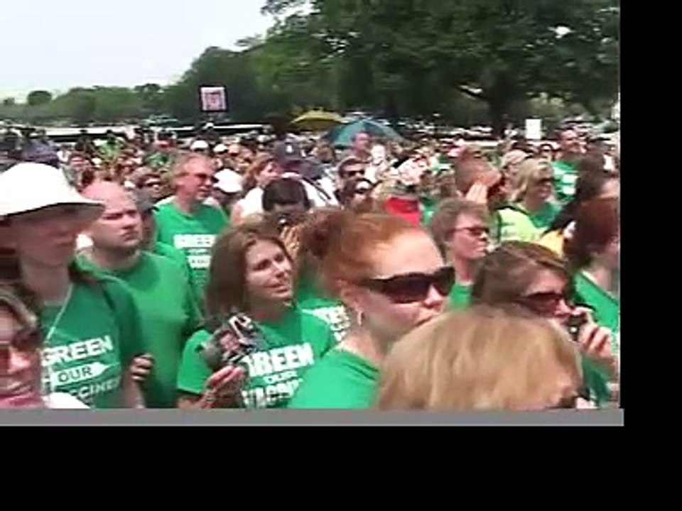 Green Our Vaccines Rally #4 of 6 - Jim Carrey