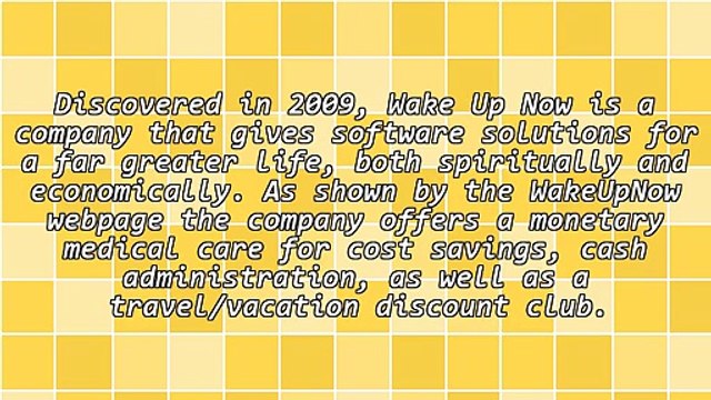 See How Wake Up Now Products Can Help You In This Financial Crisis.