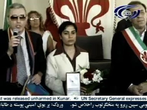 دولت ایتالیا جایزه حقوق بشر سال 2007 را به ملالی جویا داد