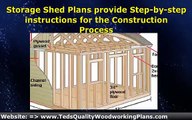 ★ Wood Storage Shed Building Plans DIY