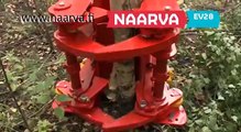 Naarva EV28 felling head for excavators - EV28-energiakoura kaivinkoneeseen