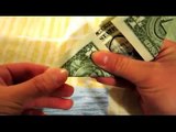 Valentine's Day Crafts - How to fold HEART from $1 & Quarter, MONEY ORIGAMI DOLLAR - Gift Idea