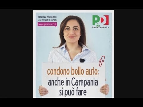 Campania - Il Pd si inventa il condono del bollo auto (01.05.15)