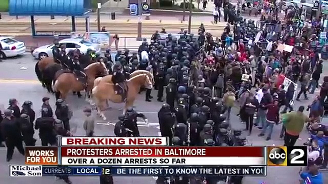 Freddie Gray: Curfew enforced after protesters' celebration over charges