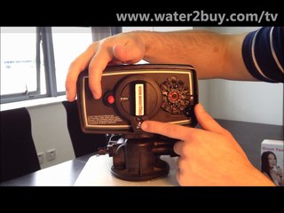 Timer Water Softener setup configuration demonstration (W2B110, W2B300, W2B700)