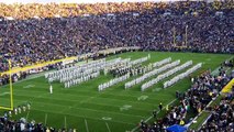 Notre Dame Marching Band at Notre Dame Stadium 09/22/2012