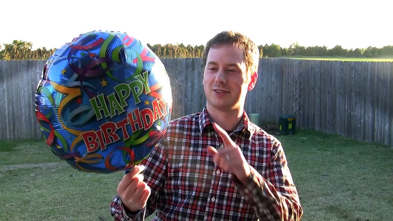 Dog Trapped in Balloon!