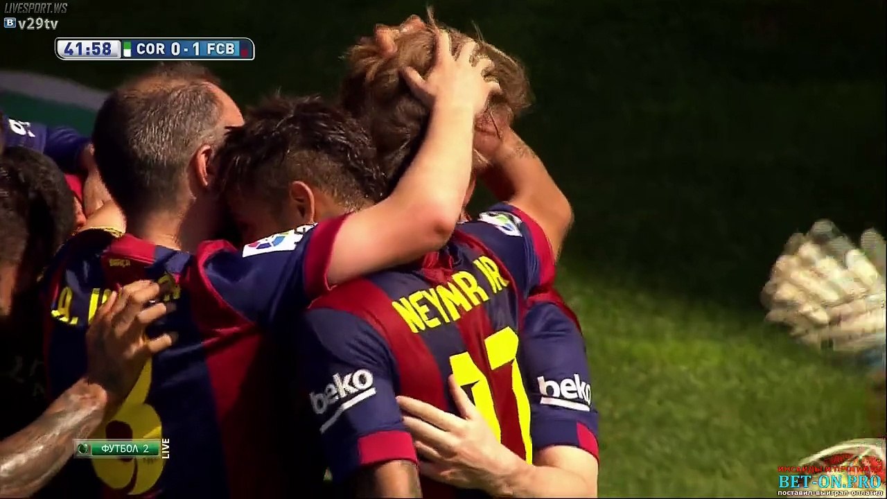 I.Rakitic goal (Cordoba 0-1 FC Barcelona) HD