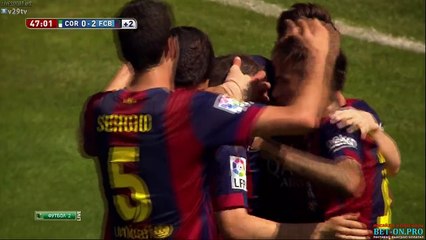 L.Suarez goal (Cordoba 0-2 FC Barcelona) HD