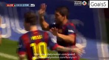 Luis Suarez Goal Cordoba 0 - 2 Barcelona La Liga 2-5-2015