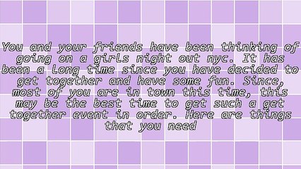 Tips On Planning A Girls Night Out