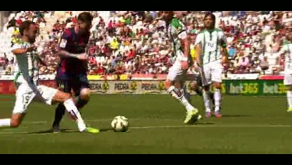 All Goals 1st Half - Cordoba 0-2 Barcelona - 02-05-2015