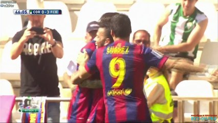 L.Messi goal (Cordoba 0-3 FC Barcelona) HD