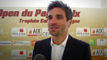 Arnaud Clément présente la deuxième édition de l'Open de tennis du Pays d'Aix - Trophée Caisse d'Epargne