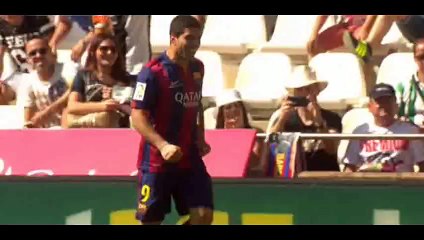 Goal Luis Suárez - Cordoba 0-4 Barcelona - 02-05-2015