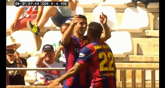 Luis Suàrez goal | Córdoba CF 0-4 FC Barcelona | 02.05.2015