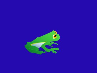 Frog - An Animal Made on Microsoft PowerPoint 2010