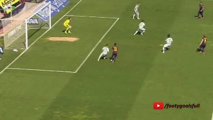 Leo Messi Goal - Cordoba vs Barcelona 0-3