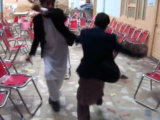 very nice dance two little child