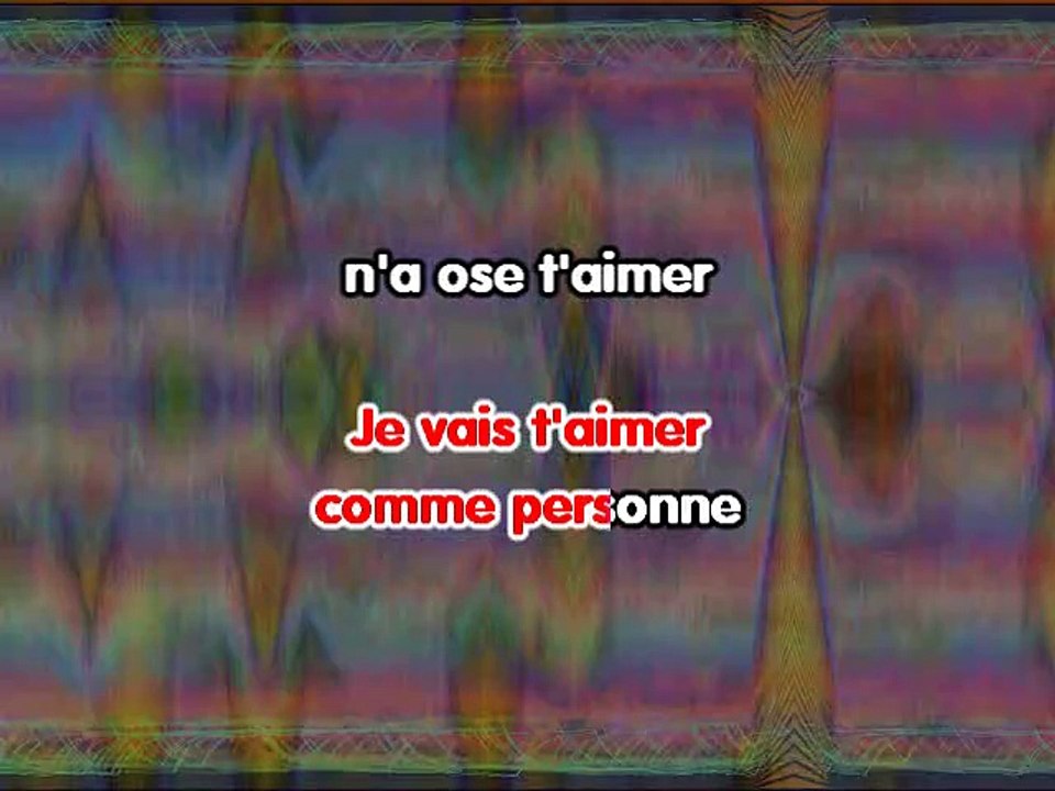 KARAOKE MICHEL SARDOU - Je vais t'aimer