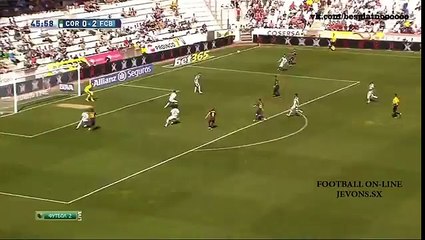 Cordoba Vs Barcelona 0-3 Lionel Messi Goal (02-05-2015)