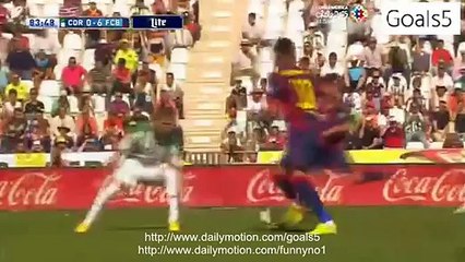 Neymar Goal Cordoba 0 - 7 Barcelona La Liga 2-5-2015