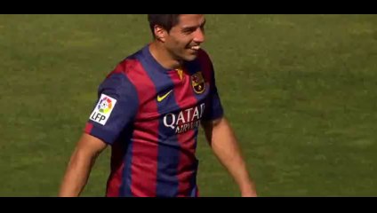 Goal Luis Suárez - Cordoba 0-8 Barcelona - 02-05-2015