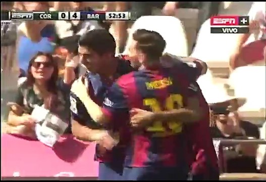 Barcelona vs Córdoba: El doblete de Luis Suárez