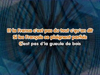 KARAOKE MICHEL SARDOU - J'habite en France