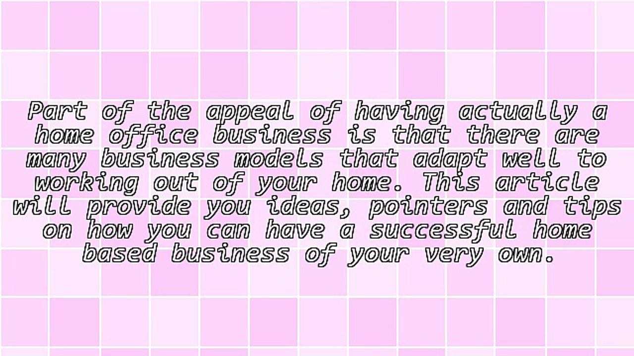 Concepts For Making Money In A Home Based Business