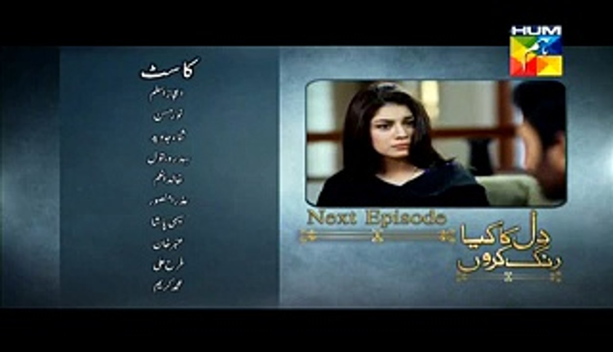 Dil Ka Kya Rung Karun Episode 11 Promo on Hum Tv 2nd May 2015