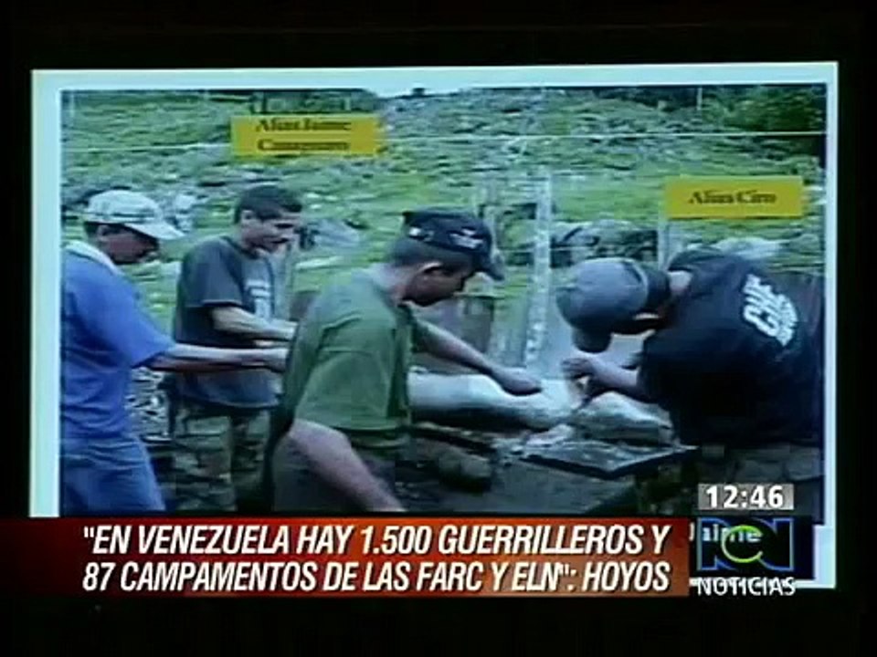 En Venezuela hay 1.500 guerrilleros y 87 campamentos de las Farc y ELN.flv