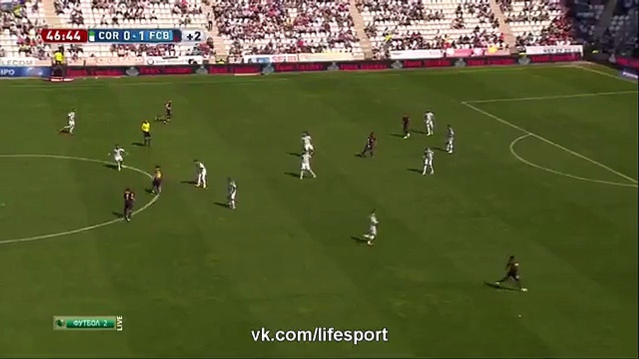 Luis Suarez Goal Cordoba 0 - 1 Barcelona 02_05_2015 - La Liga