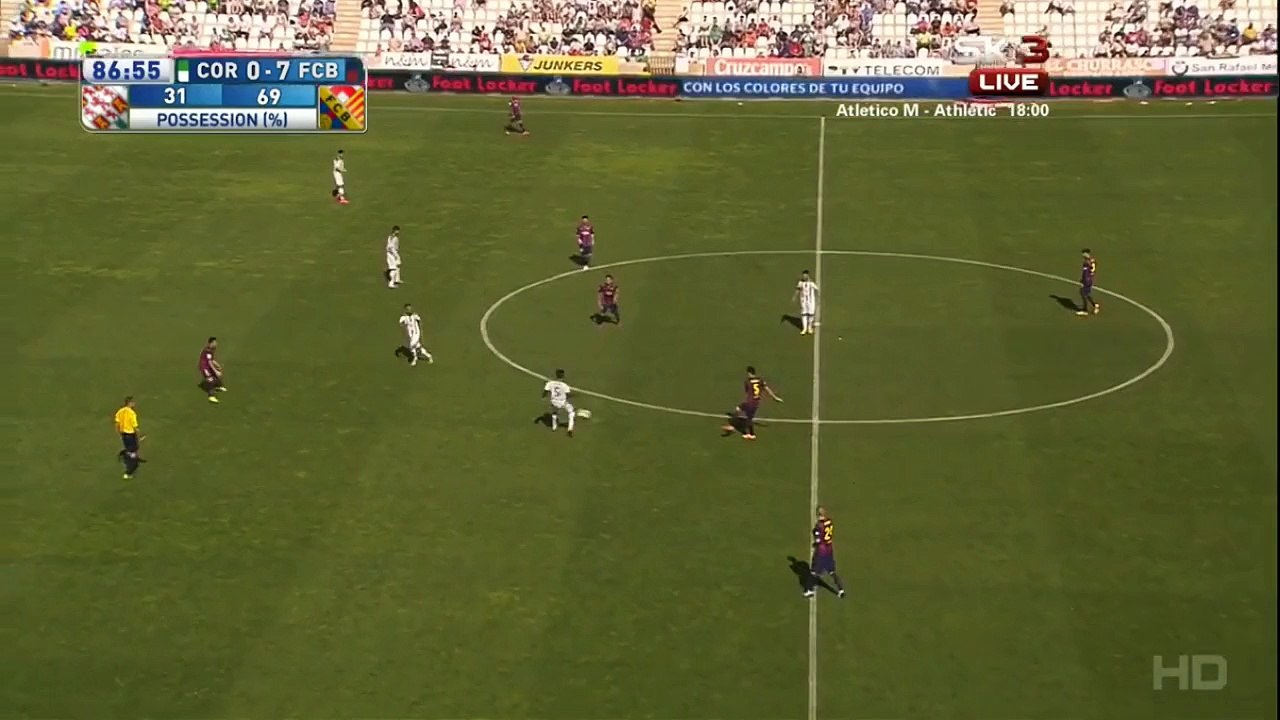 Luis Suarez Goal Cordoba 0 - 8 Barcelona 02_05_2015 - La Liga