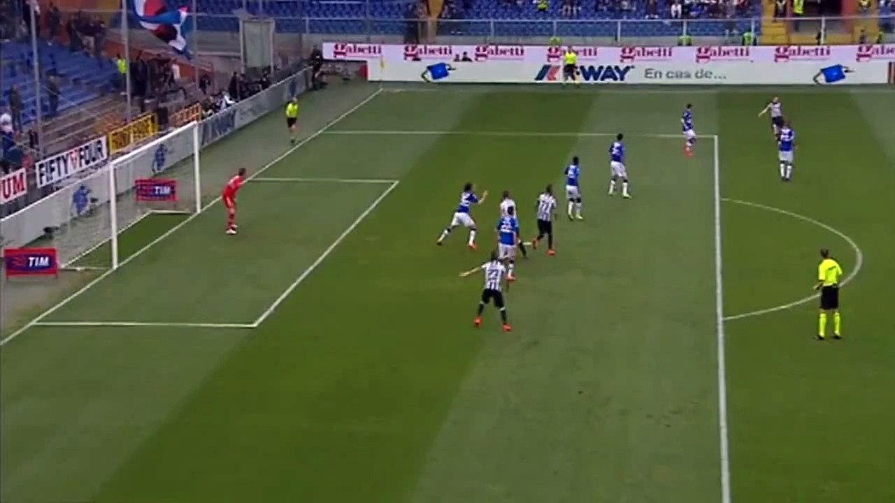 Goal Arturo Vidal  - Sampdoria 0-1 Juventus  02-05-2015 HD