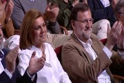 Rajoy arropa a Cospedal de cara a las elecciones