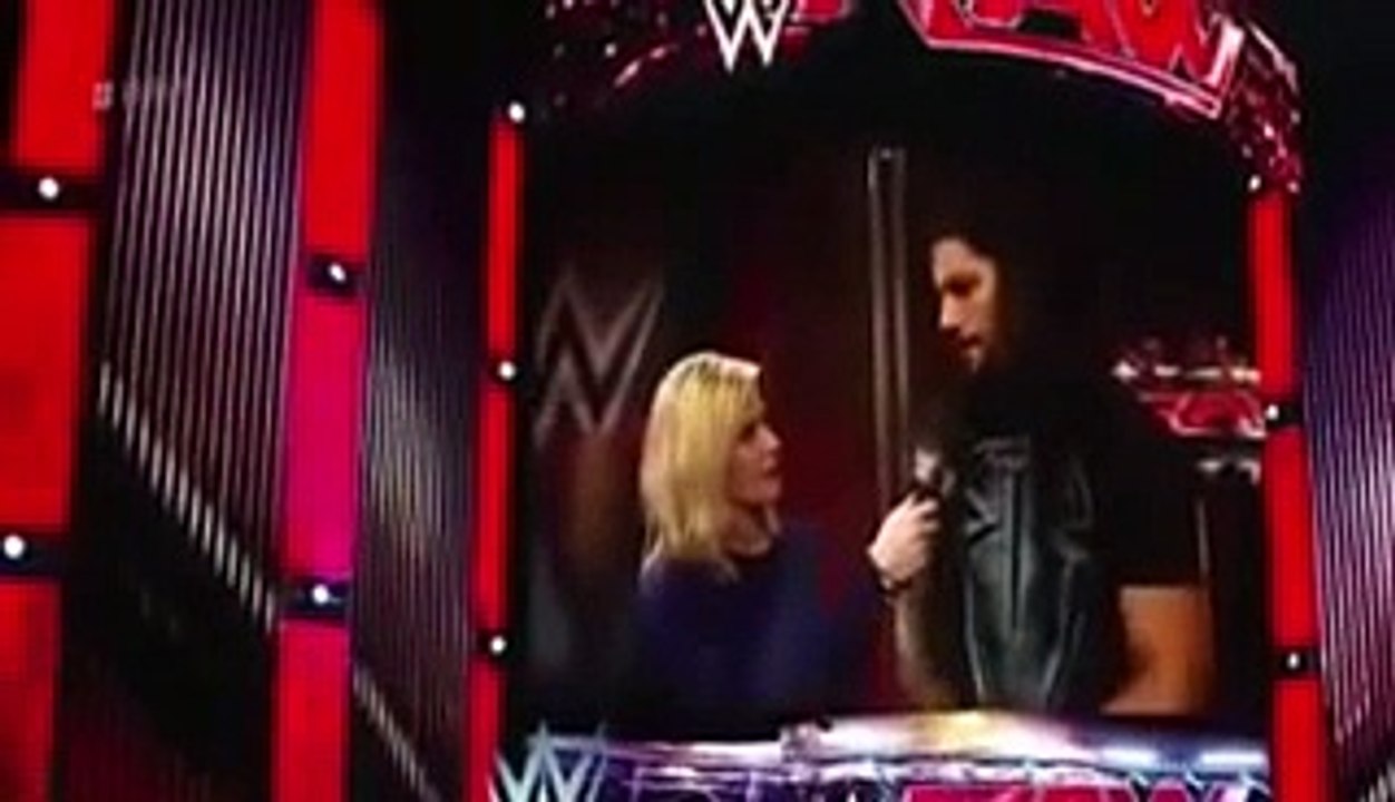 WWE Raw Roman Reigns As guest What he said Listen
