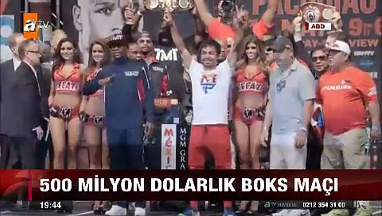 Floyd Mayweather - Manny Pacquiao arasında geçecek olan 500 milyon dolarlık boks maçı