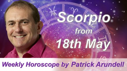Scorpio Weekly Horoscope from 18th May 2015