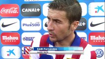 Entrevista a Gabi tras el Atlético de Madrid (0-0) Athletic Club