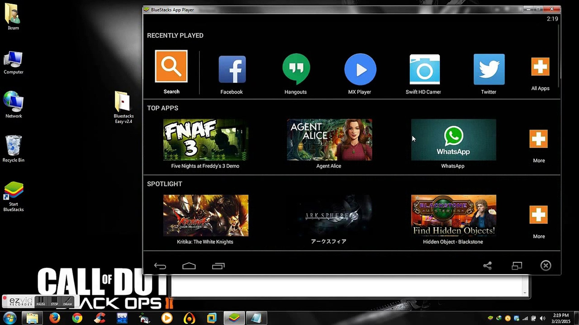 Bluestacks 2015 version