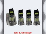 American Telecom 5105B Expandable Digital Cordless Phone Combo 4 Handsets Pay N' Talk Combo