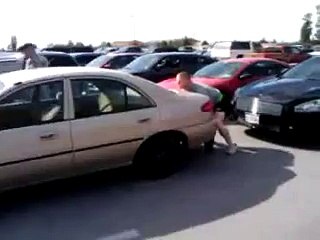 Lifting a Car when I was in the Army. Instagram - joelbennerfitness