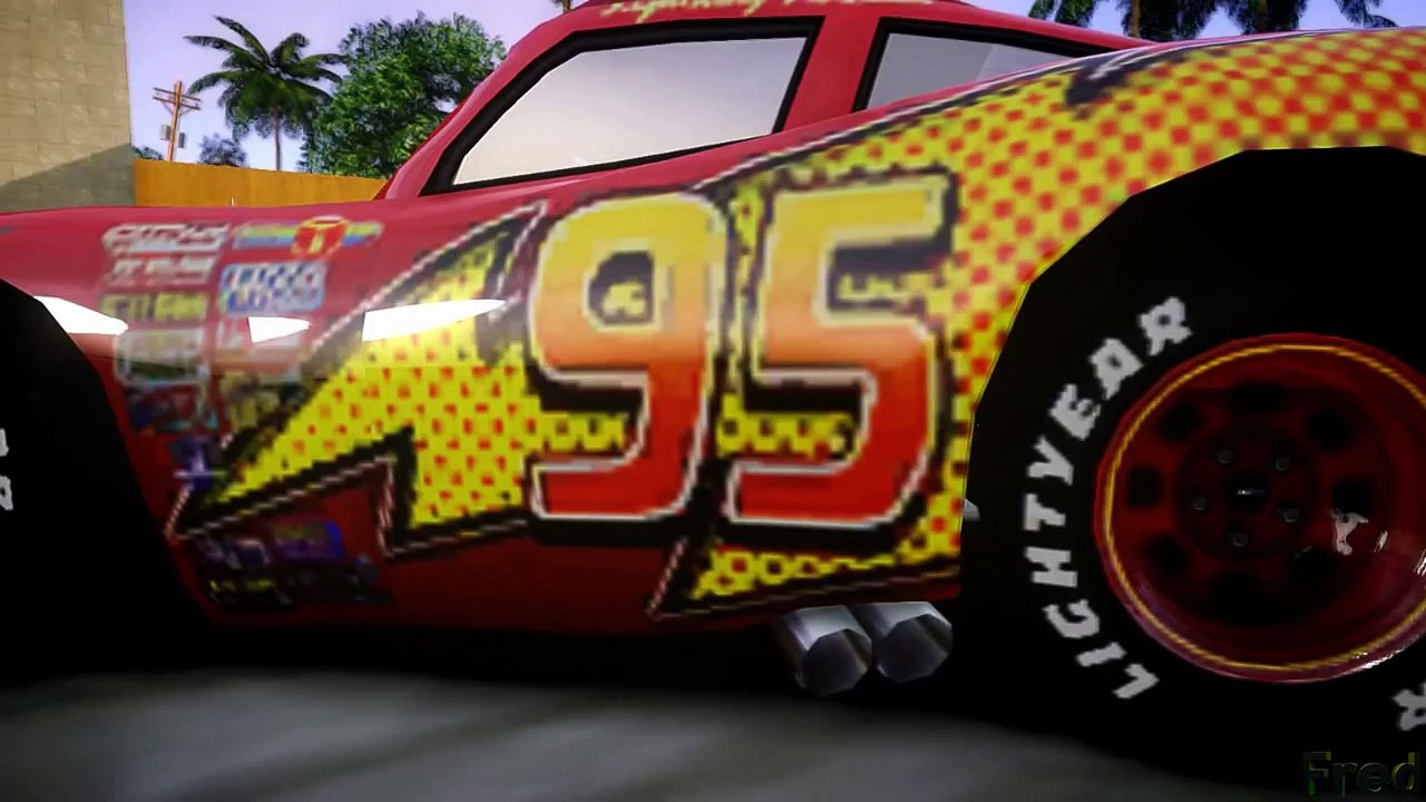 LIGHTNING MCQUEEN [Car MOD] for GTA 4 San Andreas BETA [Map MOD]