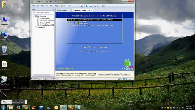 How to Install Android Lollipop 5.0.2 on VMware Workstation [HD]