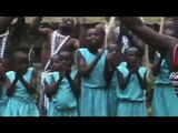 Rwandan women dancing with baskets on their heads