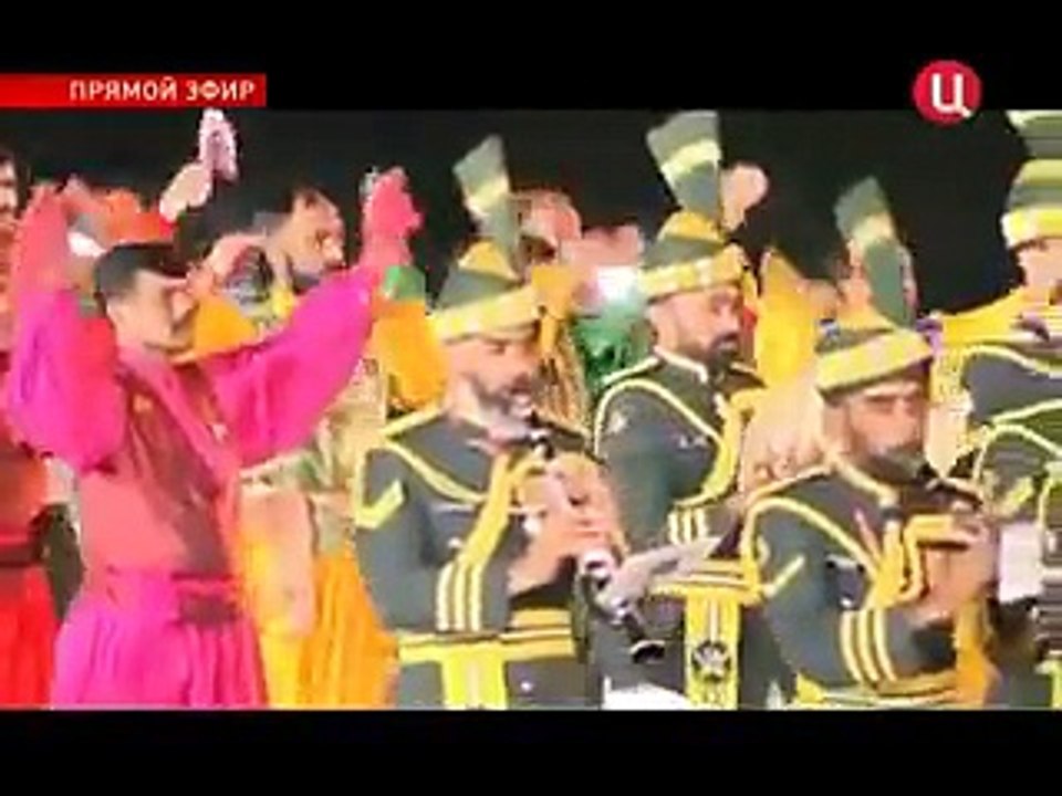 Pakistan Army band performing in RUSSIA